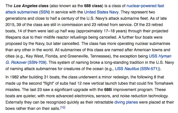 Fast Attack Nuclear Submarine